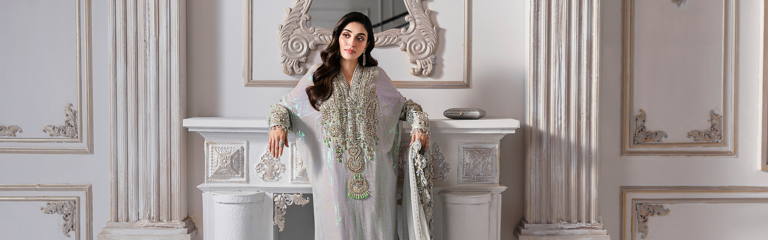 Celebrate every occasion with Maria.B.’ s Unstitched Mbroidered Edition’ 25