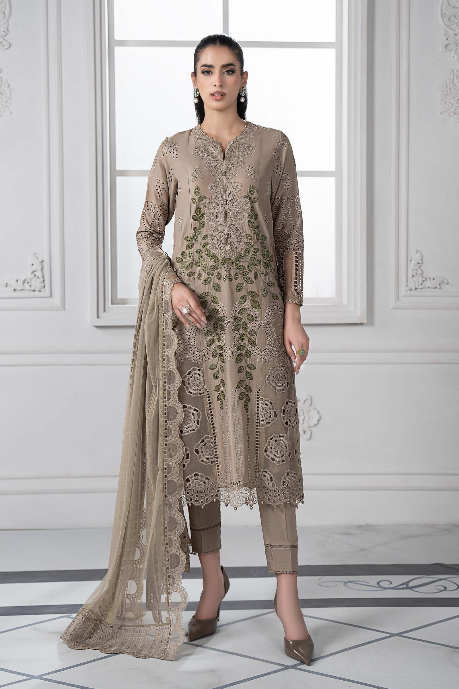 MARJJAN EMBROIDERED LAWN 3PC SUIT - SUMMER