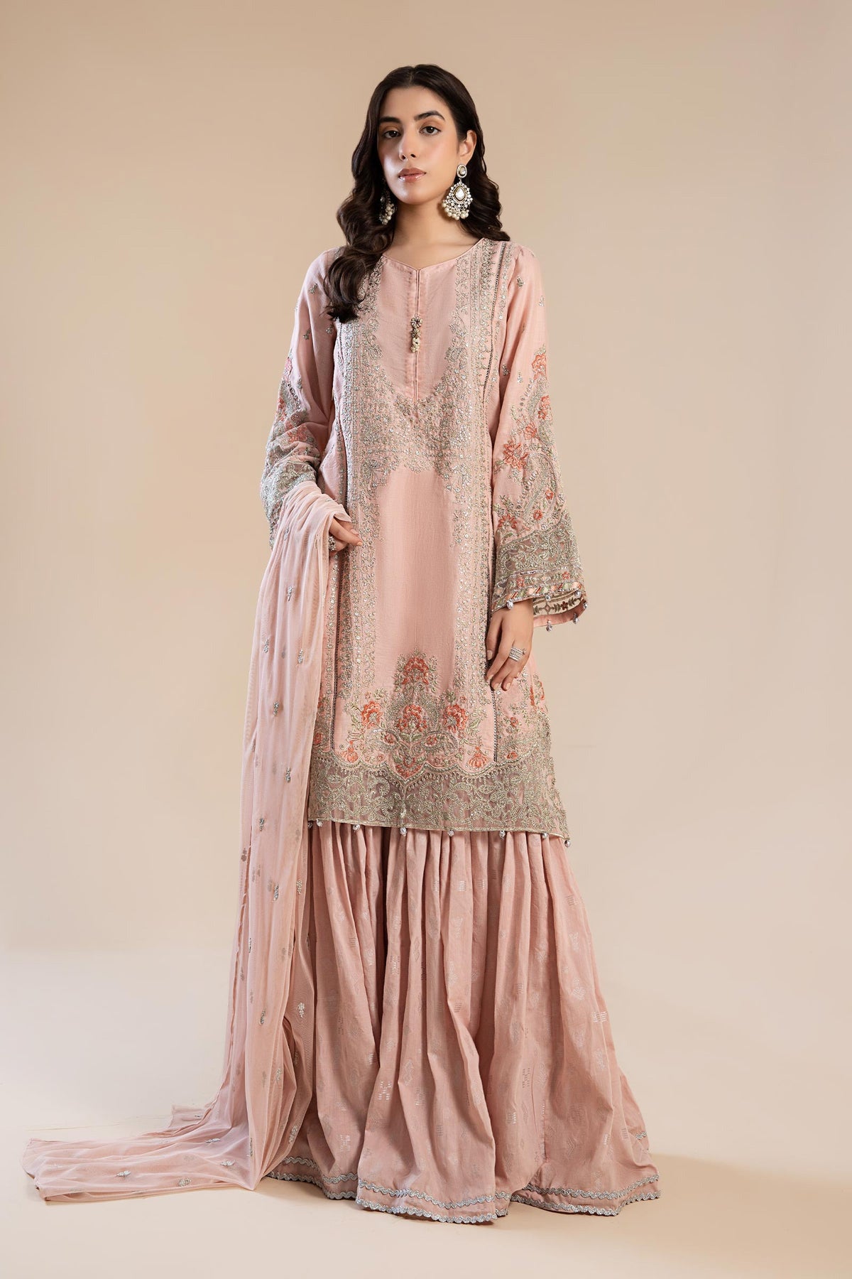 3 PIECE EMBROIDERED LAWN SUIT | DW-EA24-11