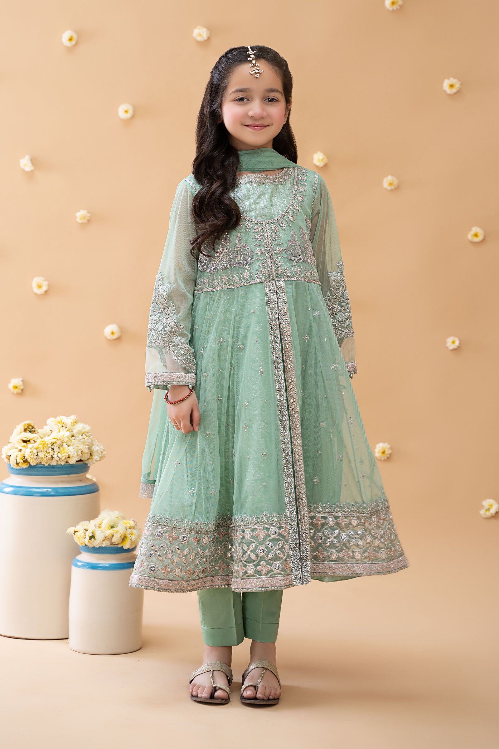 Suit Sea Green MKS-EA23-06  Maria.B. Designs (AE)