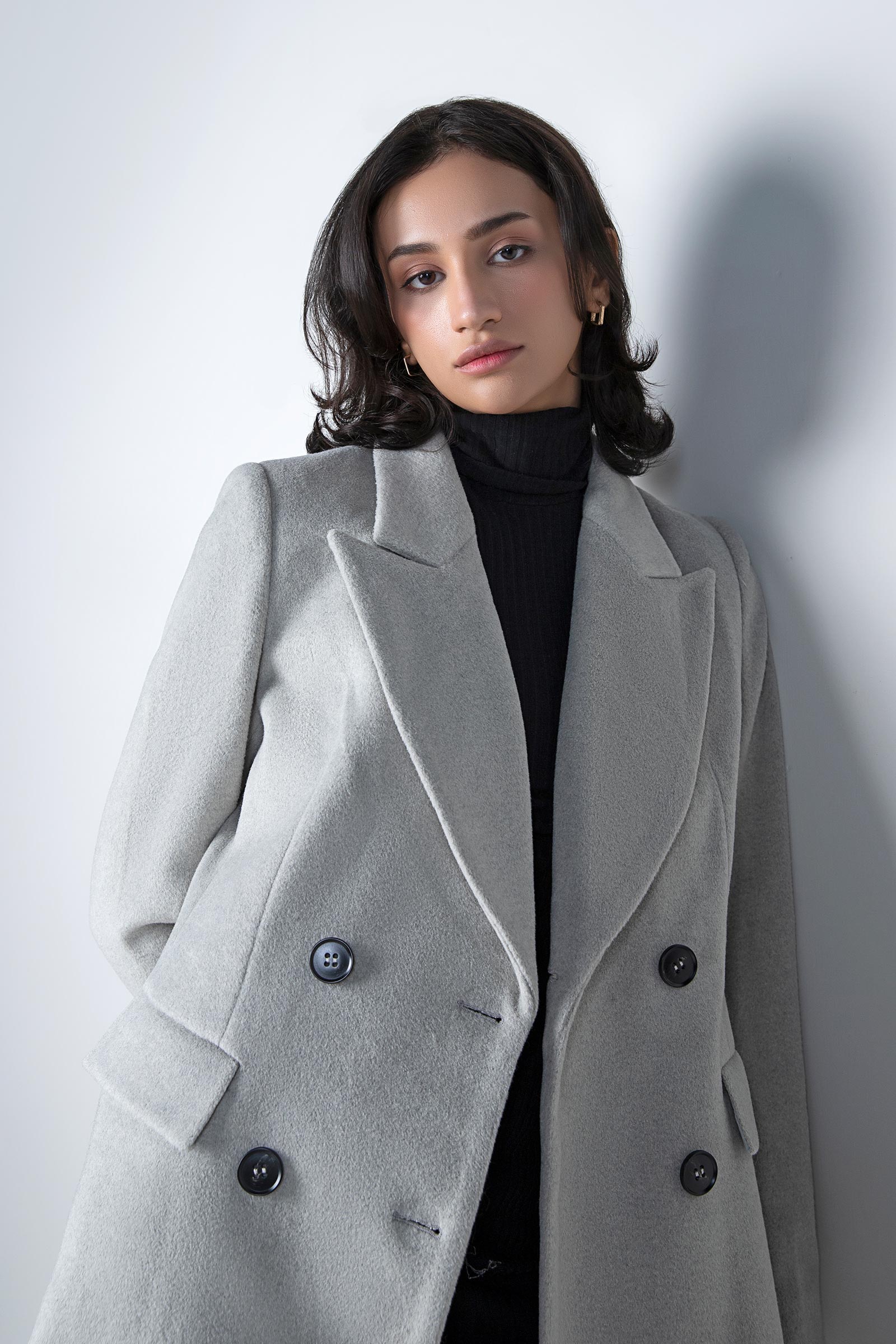 Eaphi 24aw western long coat chacoal eaphi WESTERN LONG COAT EAPHI