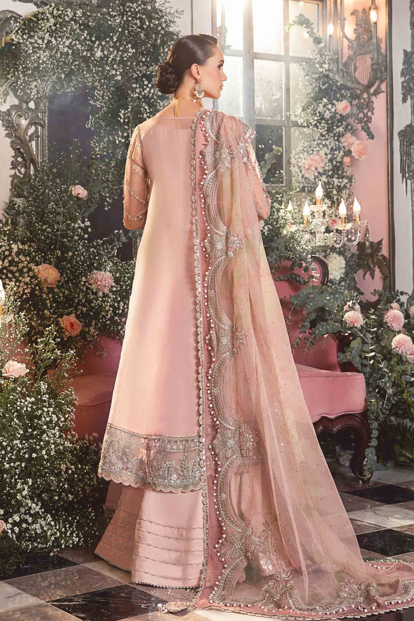 Unstitched MBROIDERED | Pastel Pink BD-2706