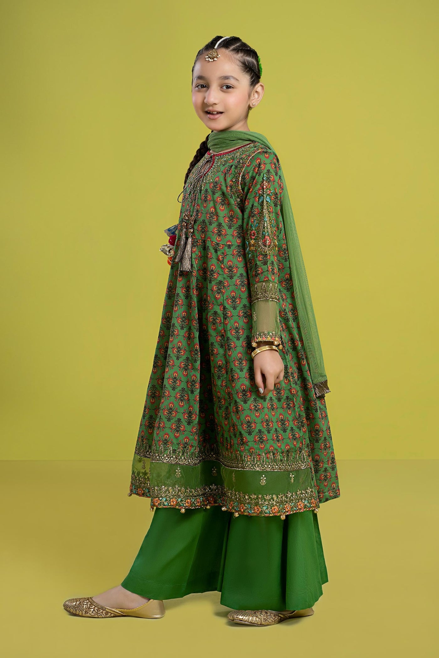 3 PIECE EMBROIDERED LAWN SUIT | MKD-EF24-36