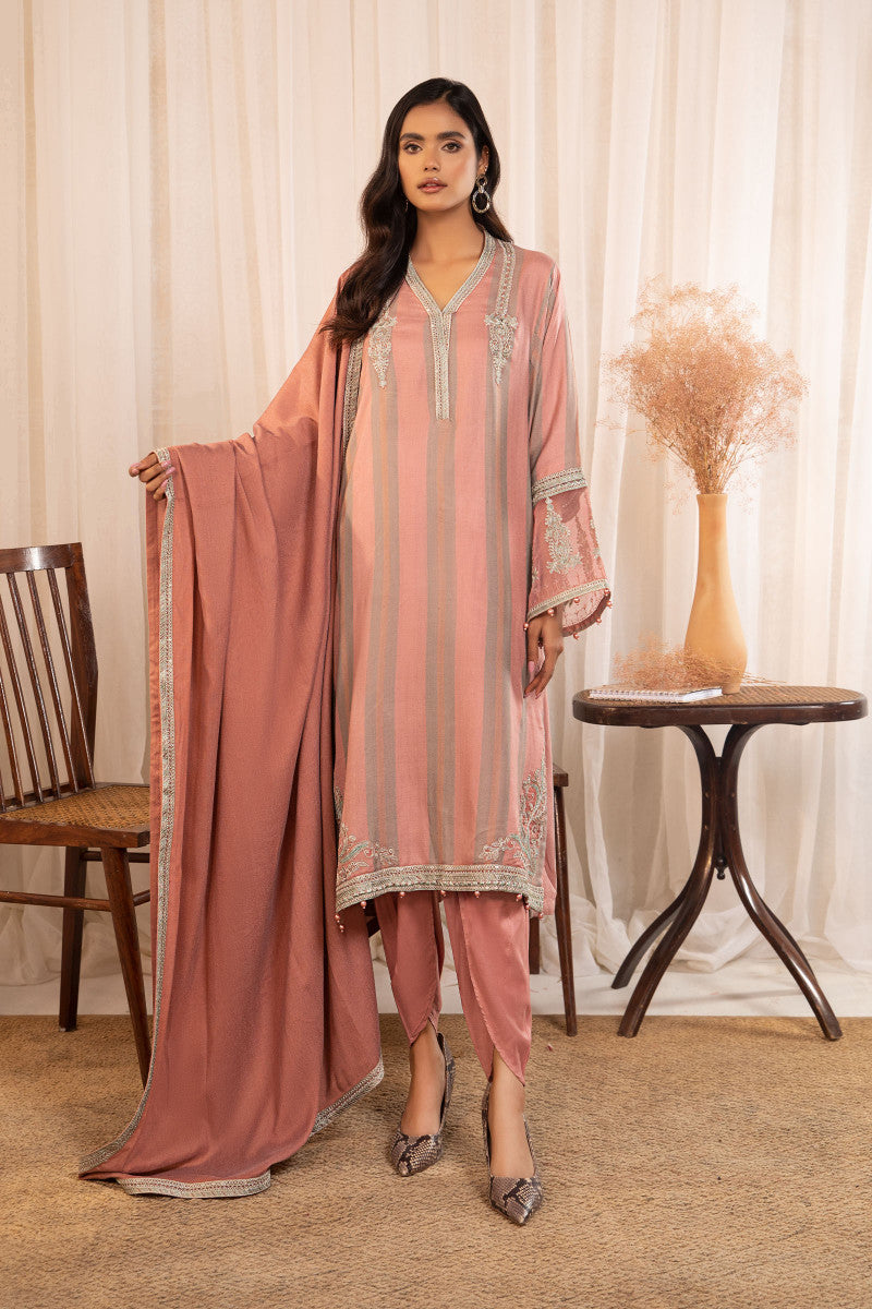 strapless open back dress Suit Pink DW-W22-10 – Maria.B. Designs (AE)