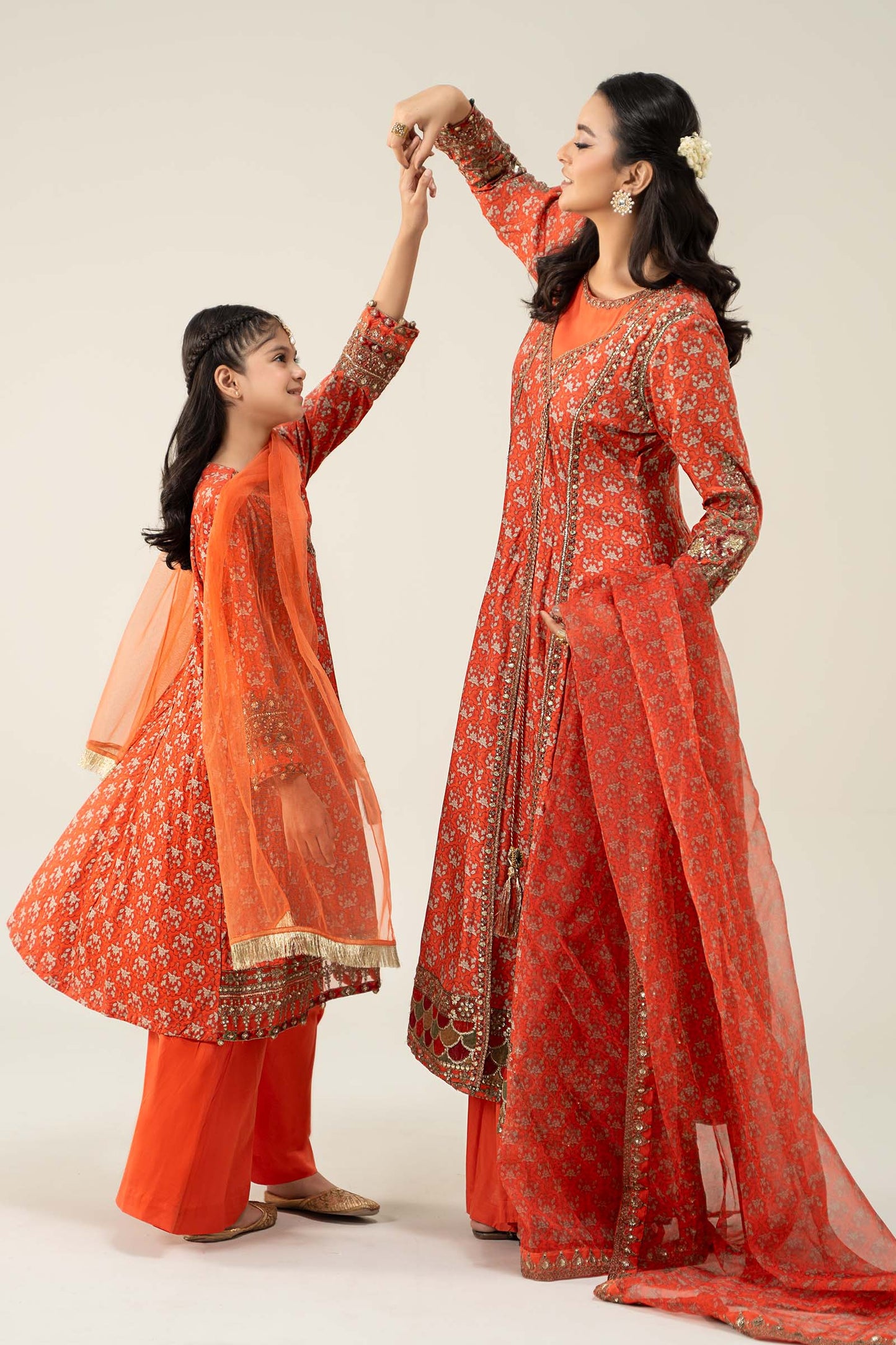 3 Piece Embroidered Linen Suit