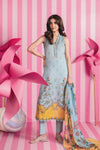 3 Pc Unstitched Embroidered Lawn Suit