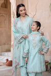 3 Piece Embroidered Dobby Suit
