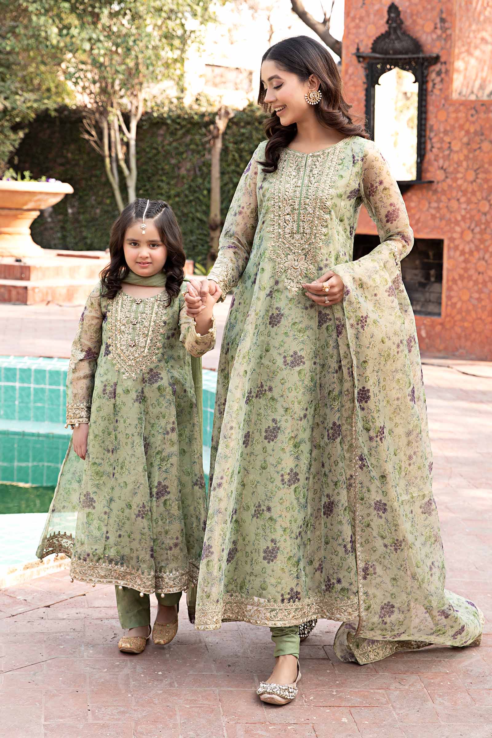 3 Piece Masoori Net Suit