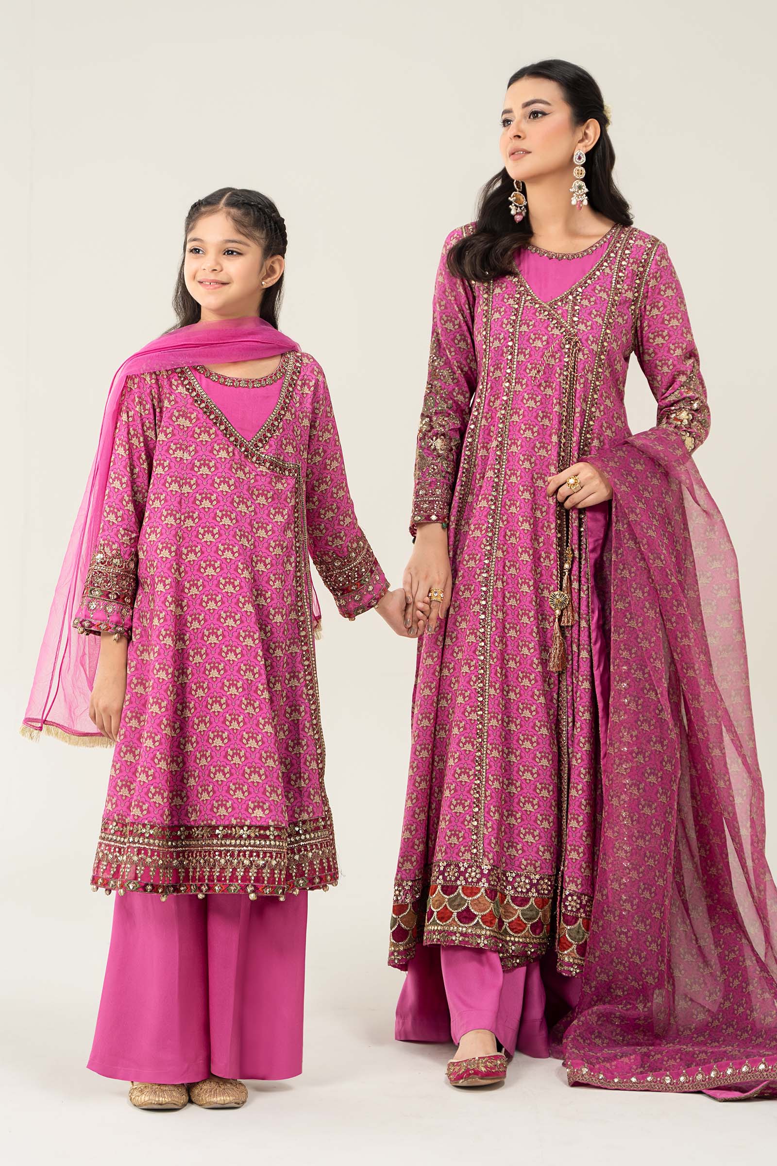3 Piece Embroidered Linen Suit