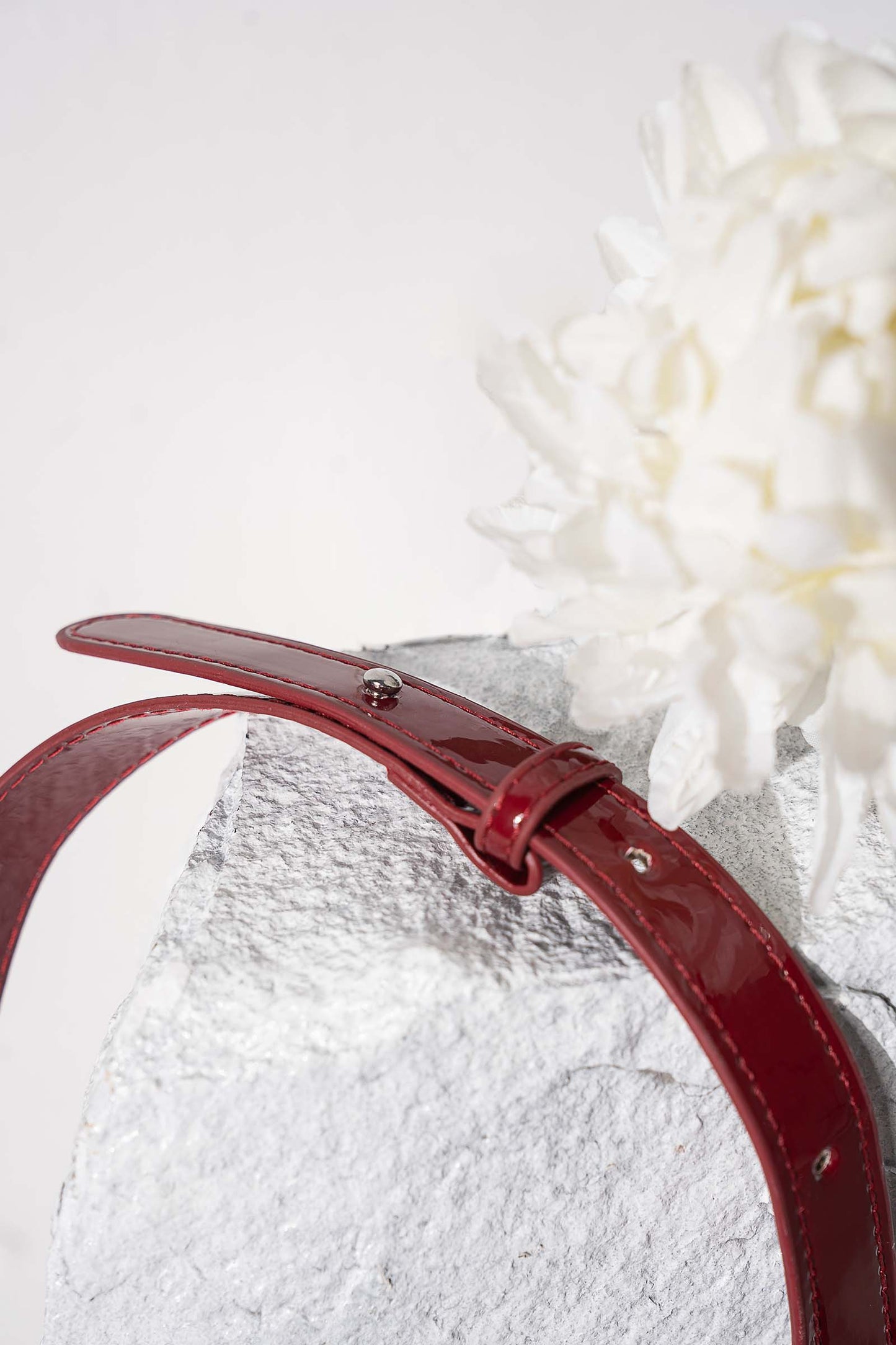 Belted Crescent Bag