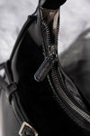 Belted Crescent Bag