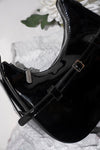 Belted Crescent Bag