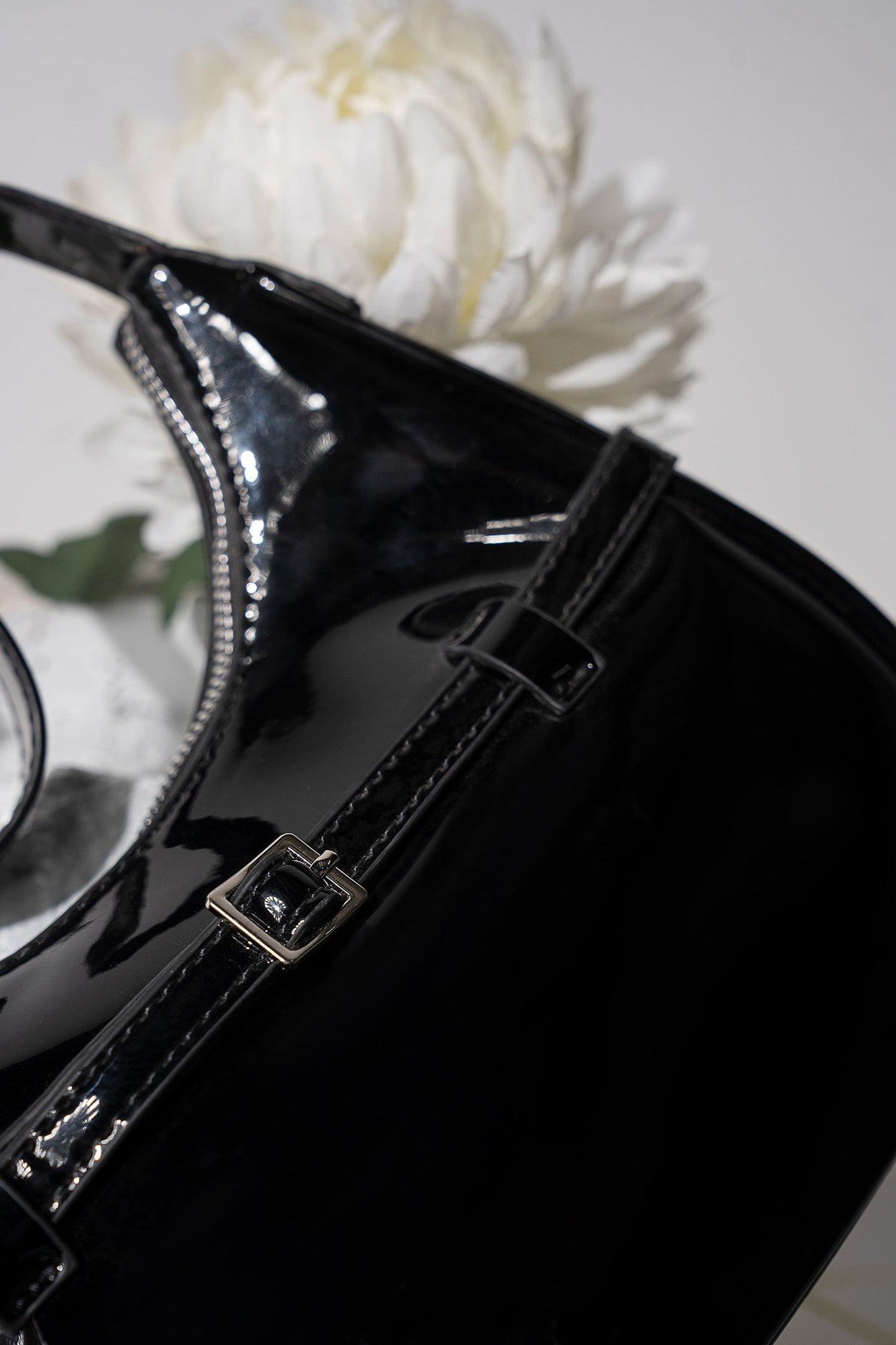 Belted Crescent Bag