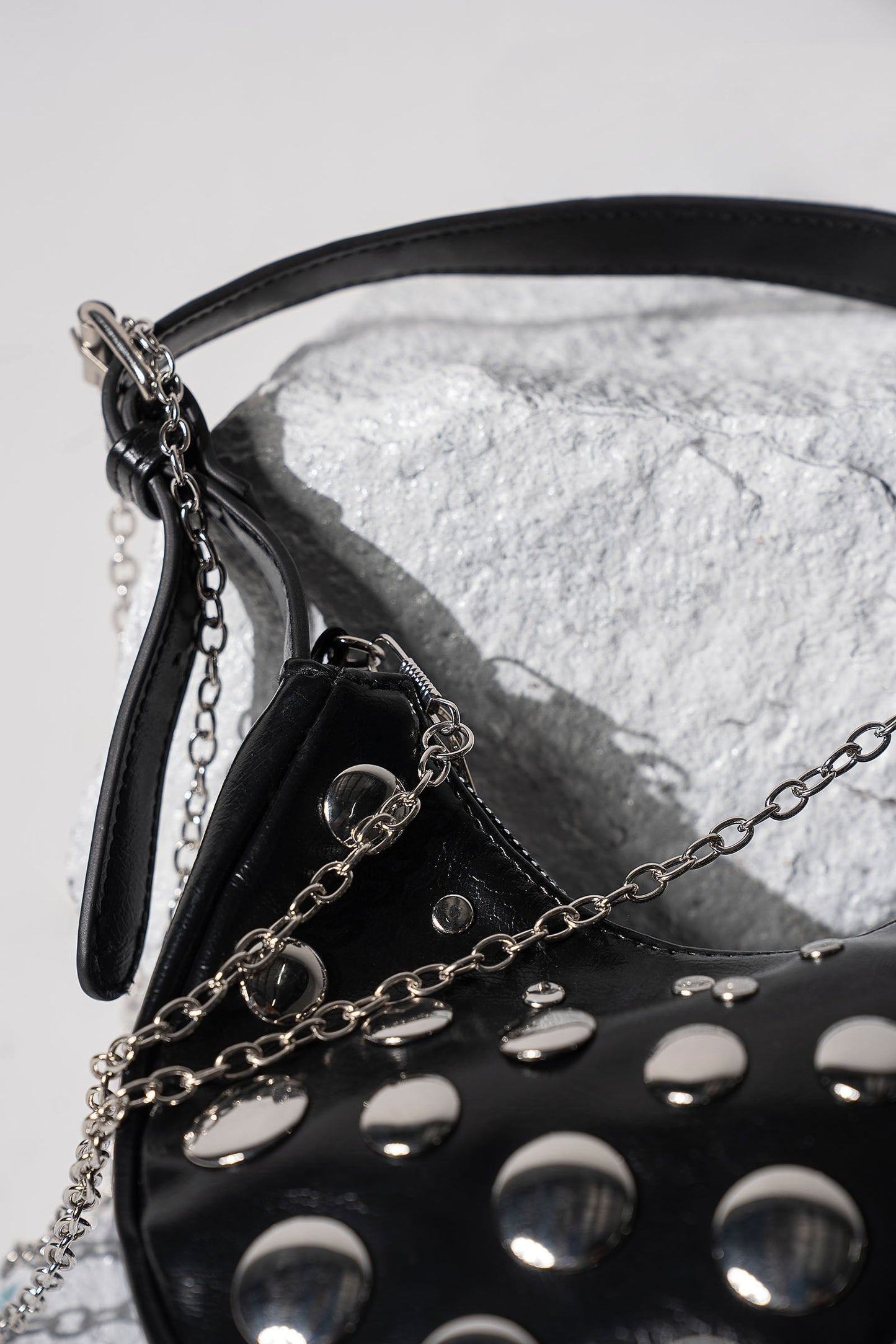 Studded Hobo Bag