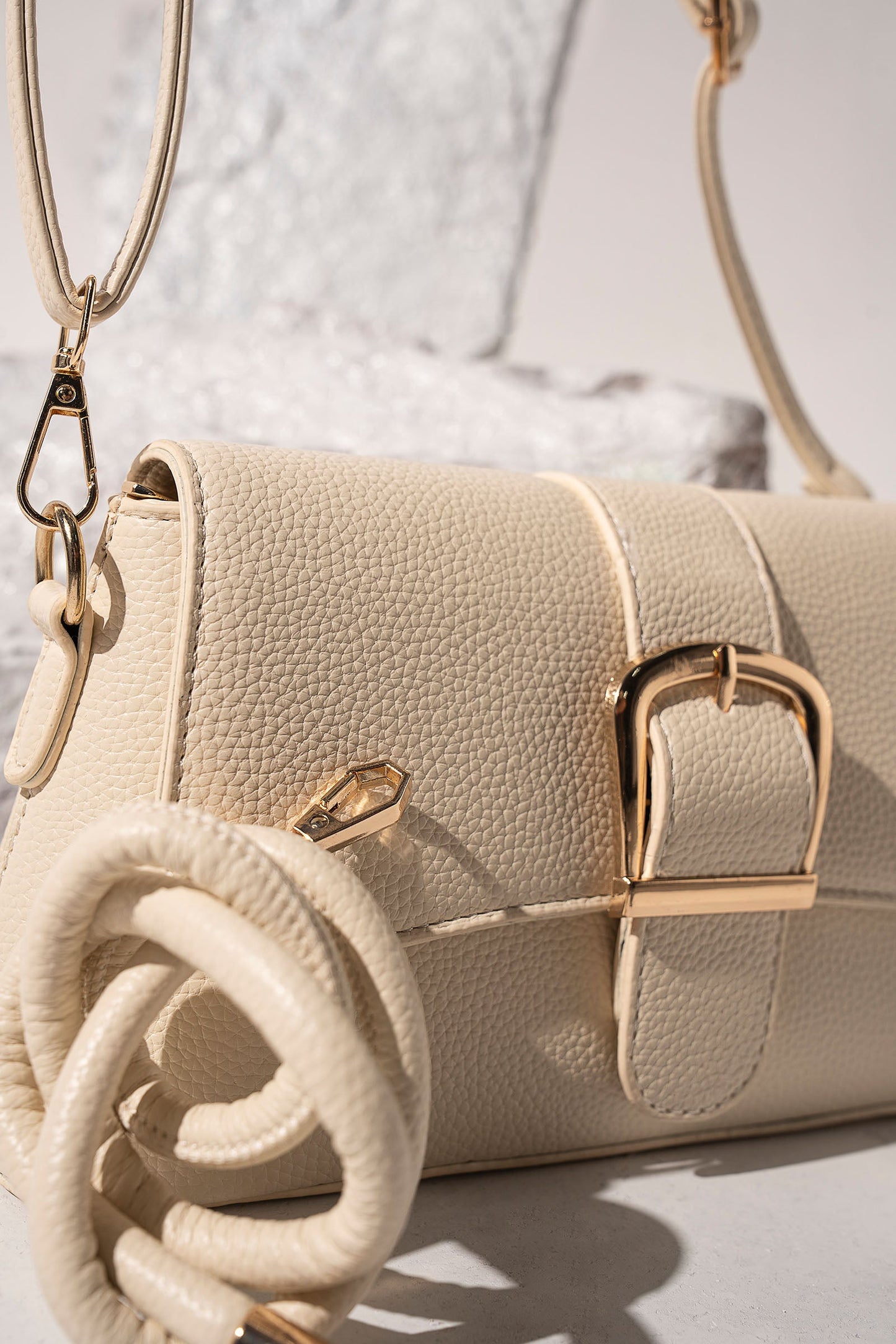 Structured Satchel Bag