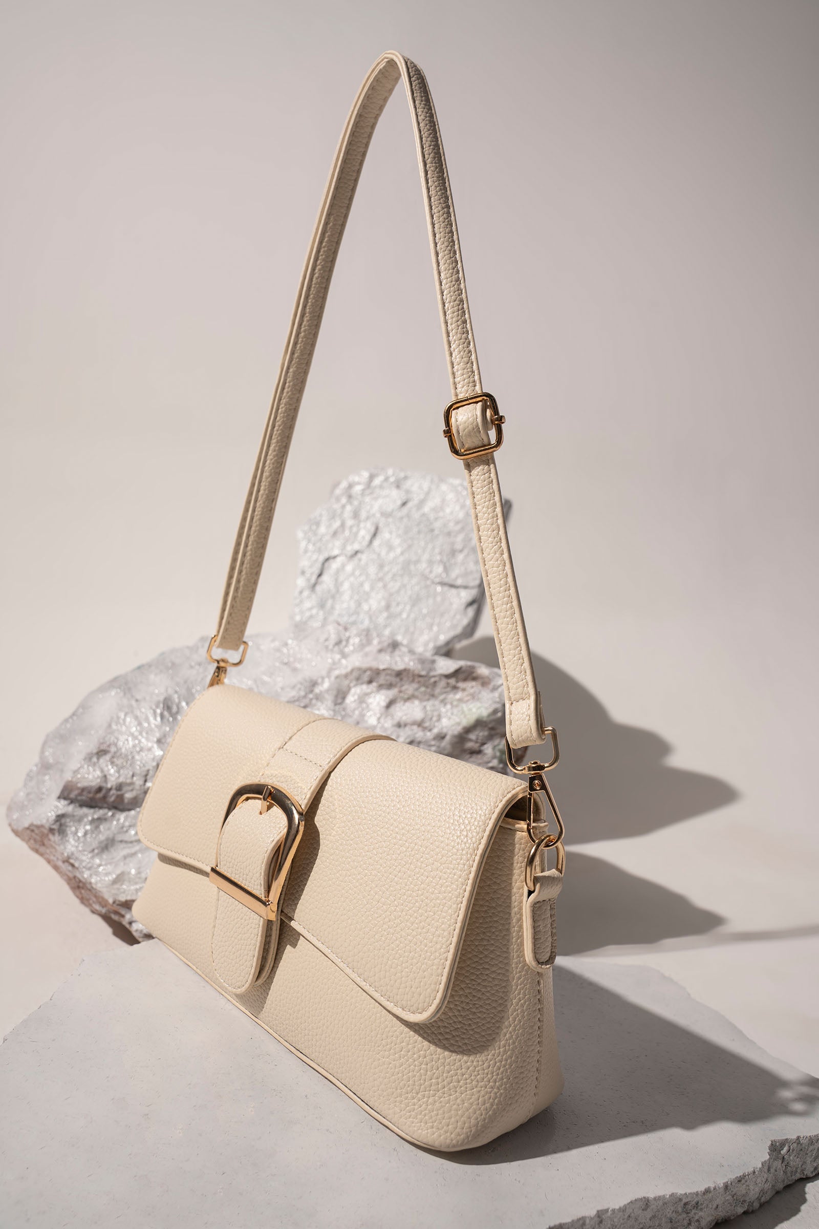 Structured Satchel Bag