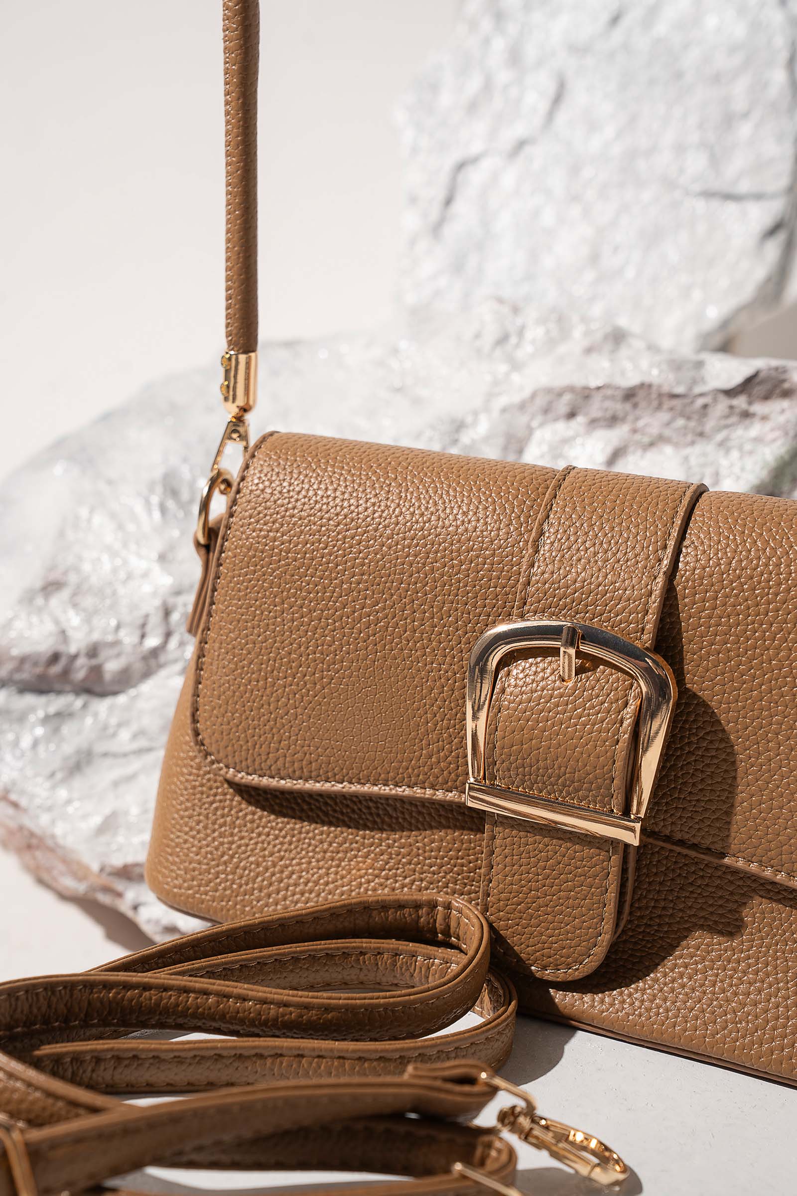 Structured Satchel Bag