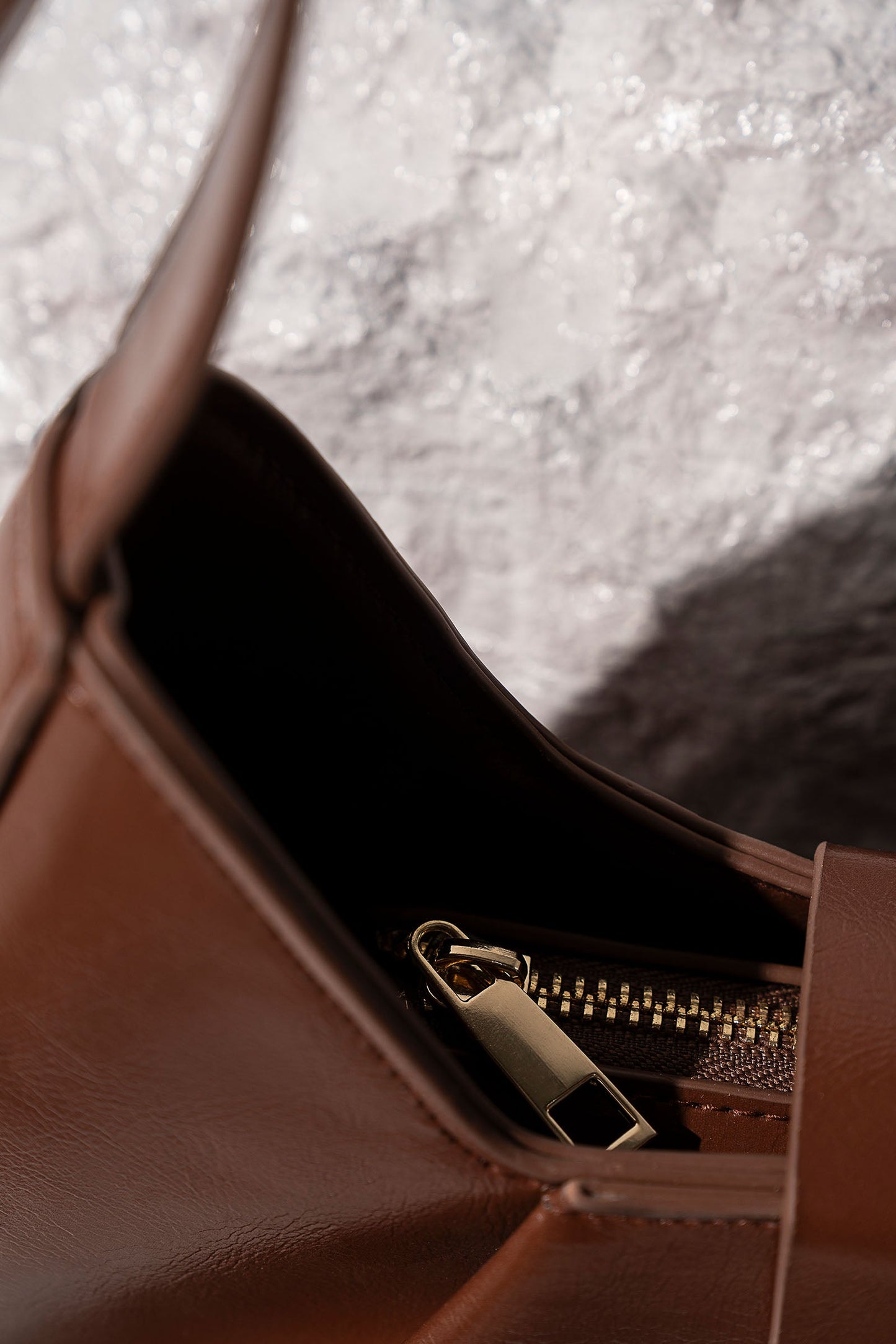 Fold-Pleat Shoulder Bag