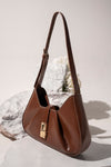 Fold-Pleat Shoulder Bag