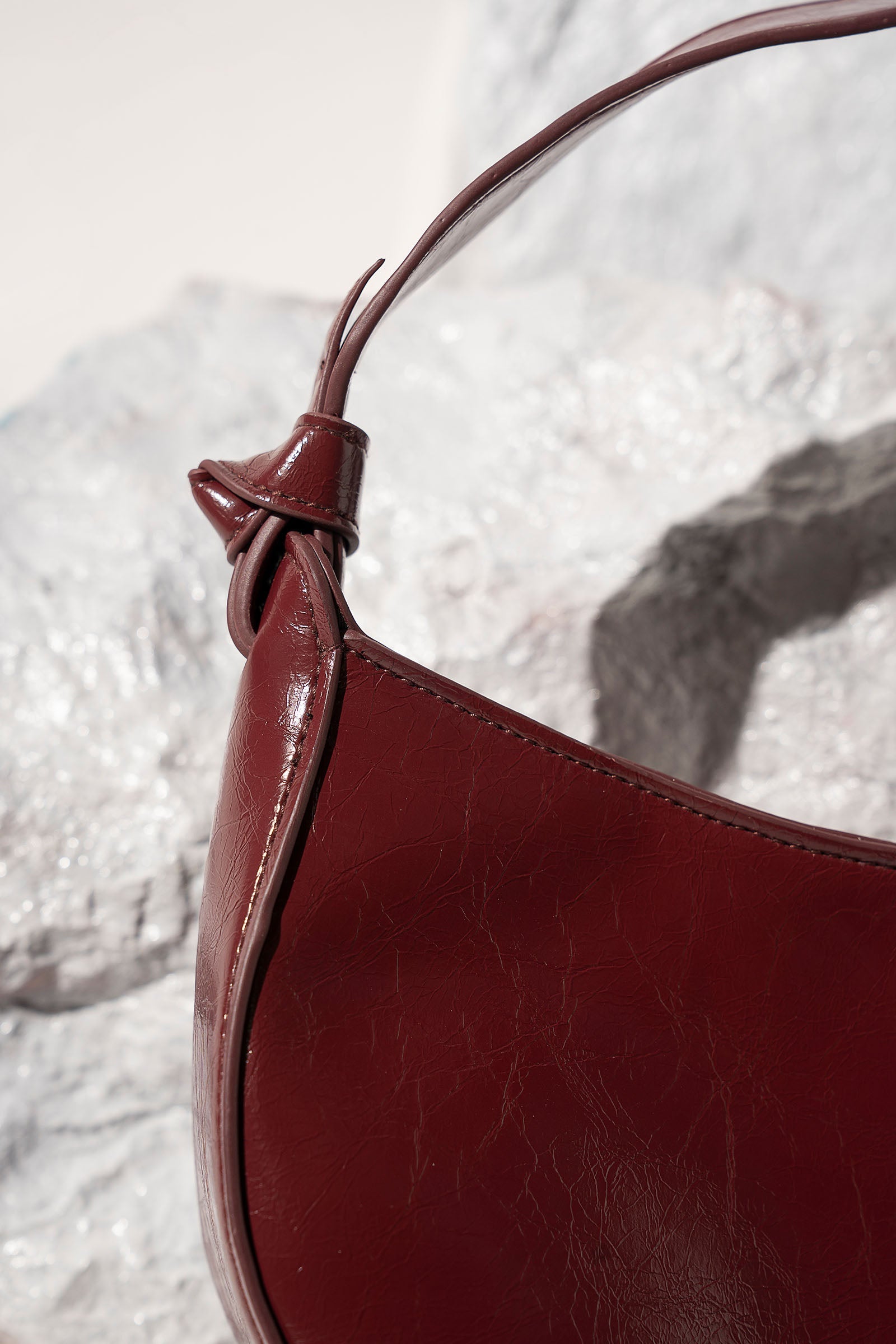 Knotted Baguette Bag