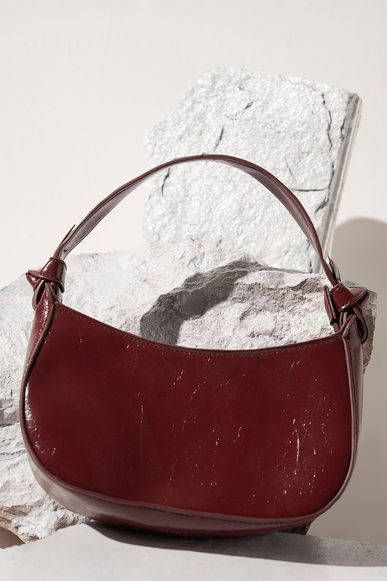 Knotted Baguette Bag