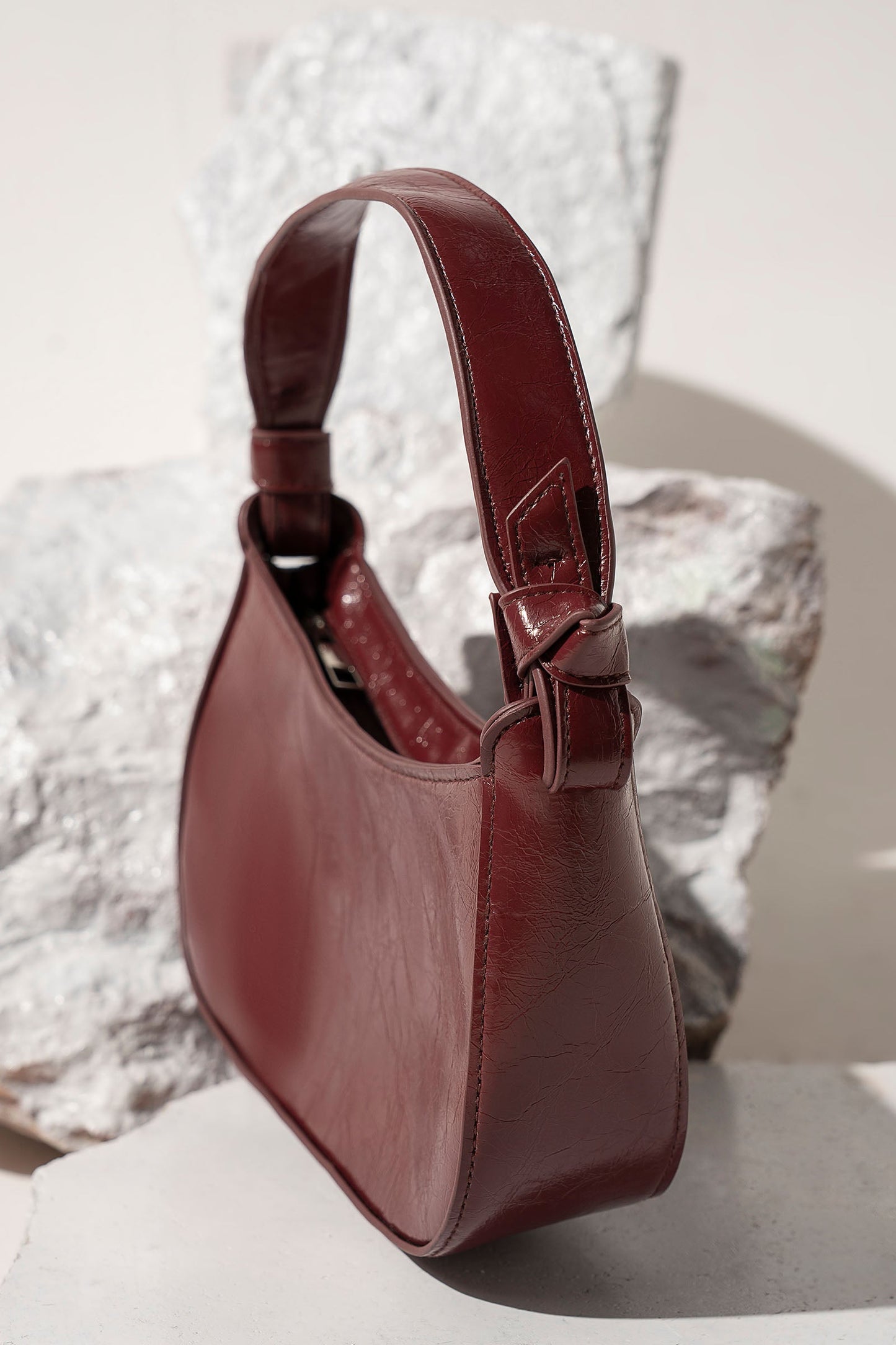 Knotted Baguette Bag