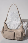 Multi-Pocket Hobo Bag