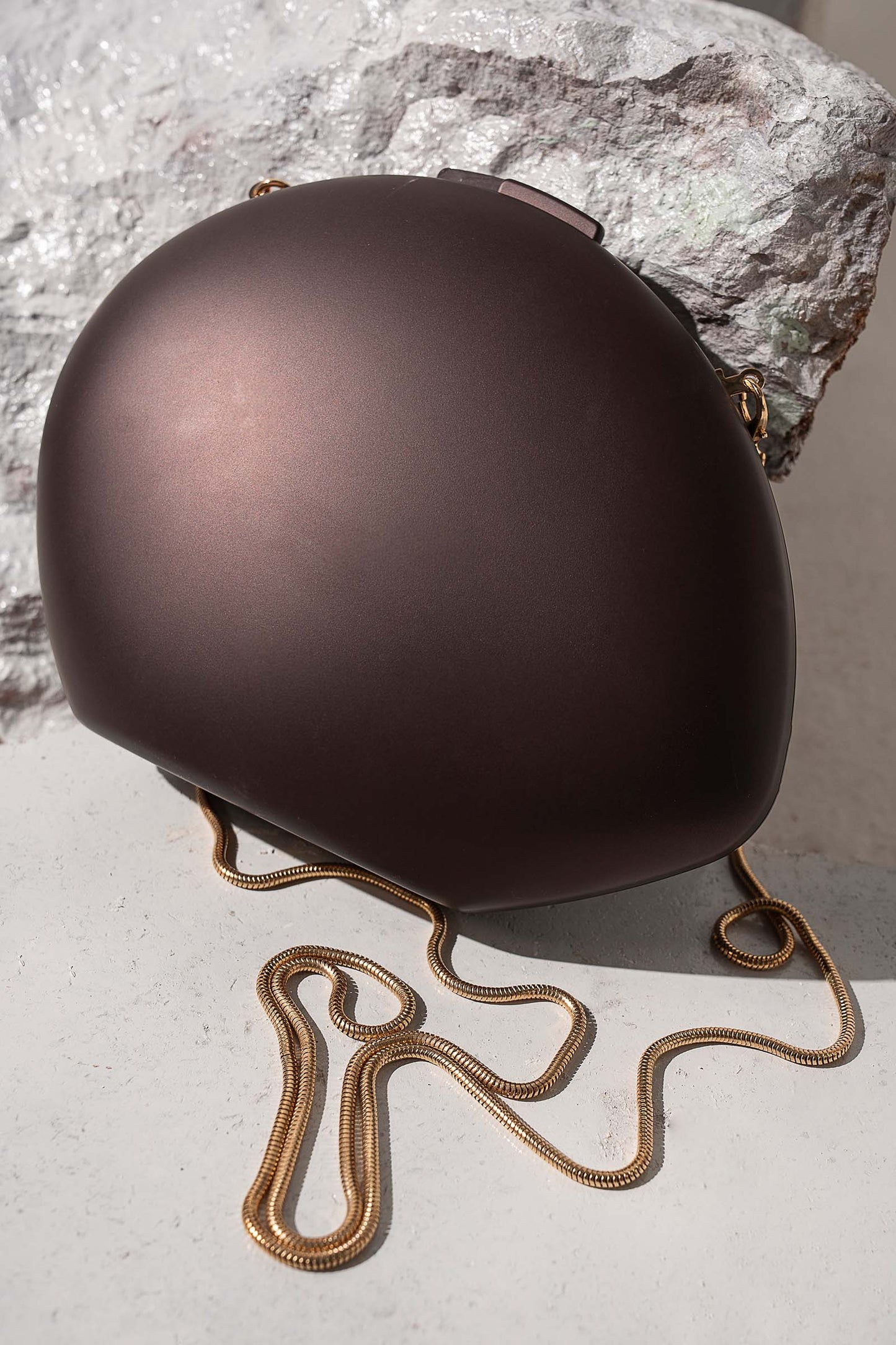Matte Shell Clutch