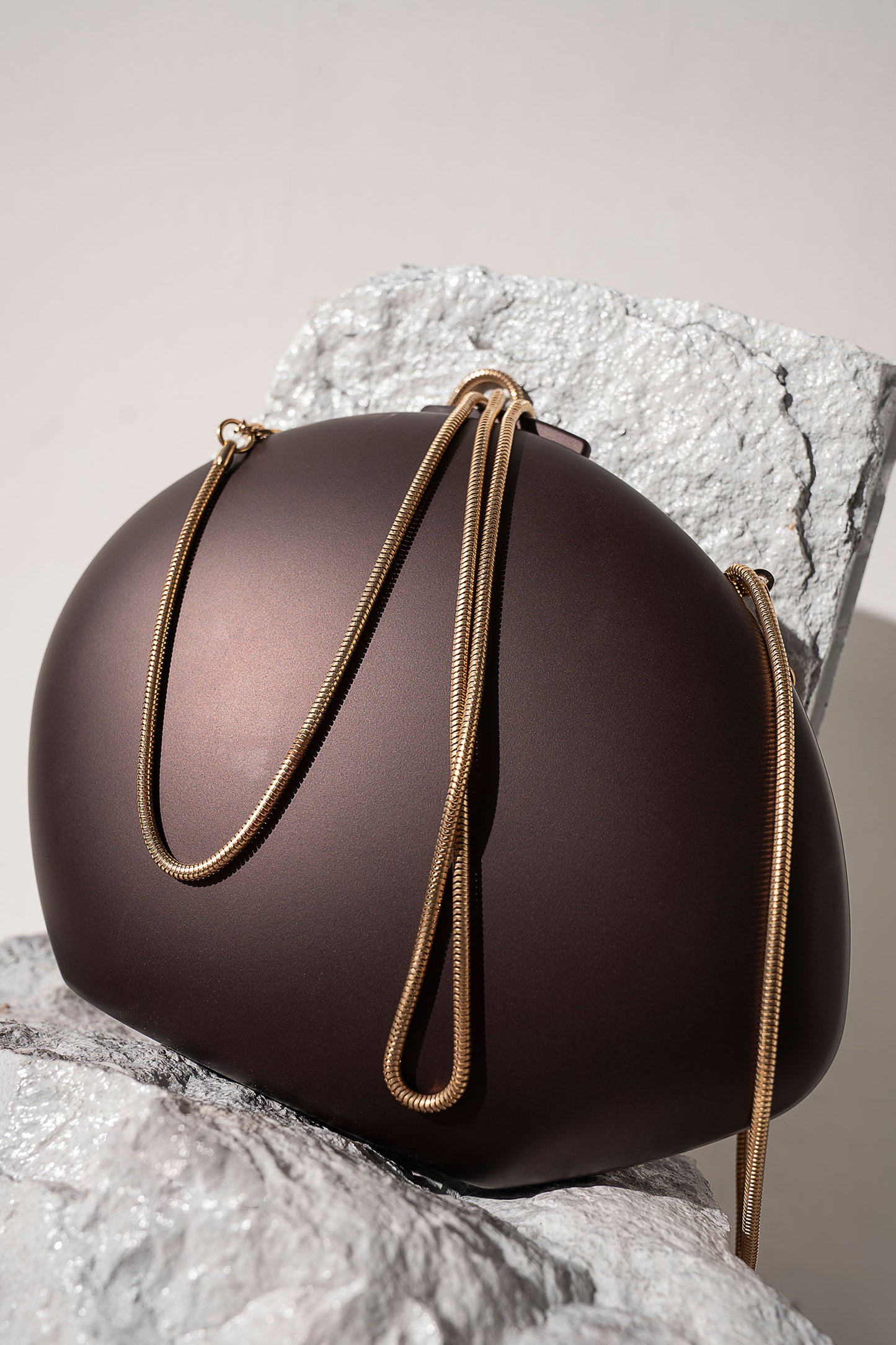 Matte Shell Clutch