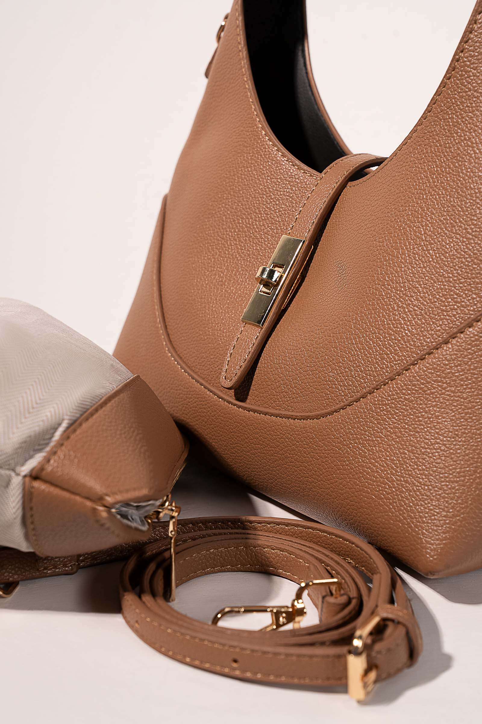 Belted Hobo Bag