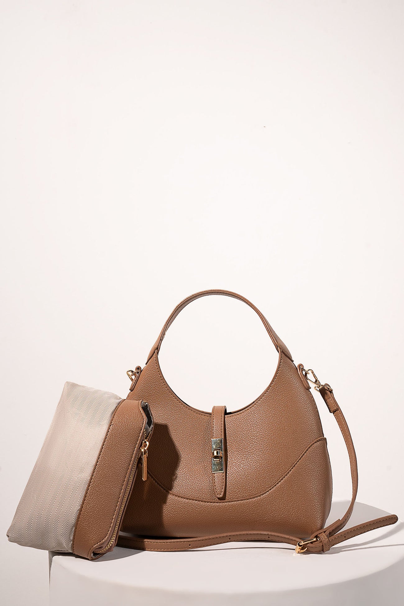 Belted Hobo Bag