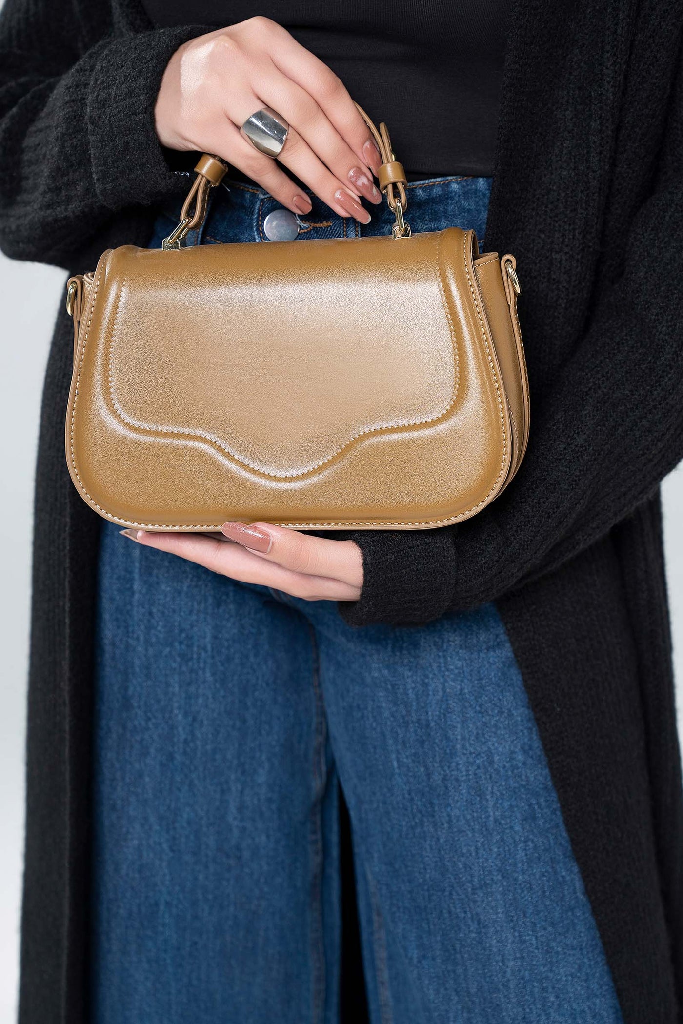 Leather Saddle Bag