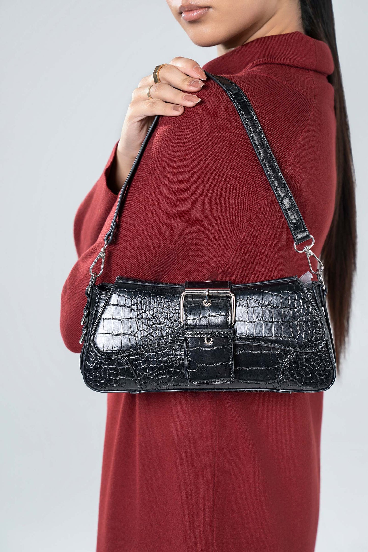 Belted Shoulder Bag
