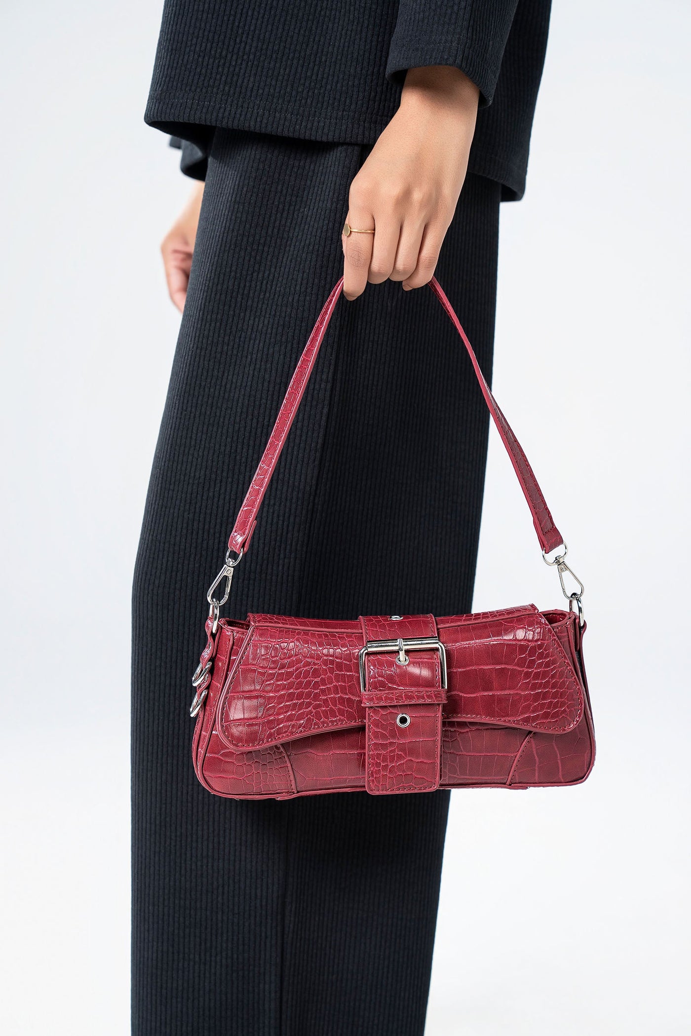 Belted Shoulder Bag