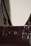 Belted Barrel Handbag