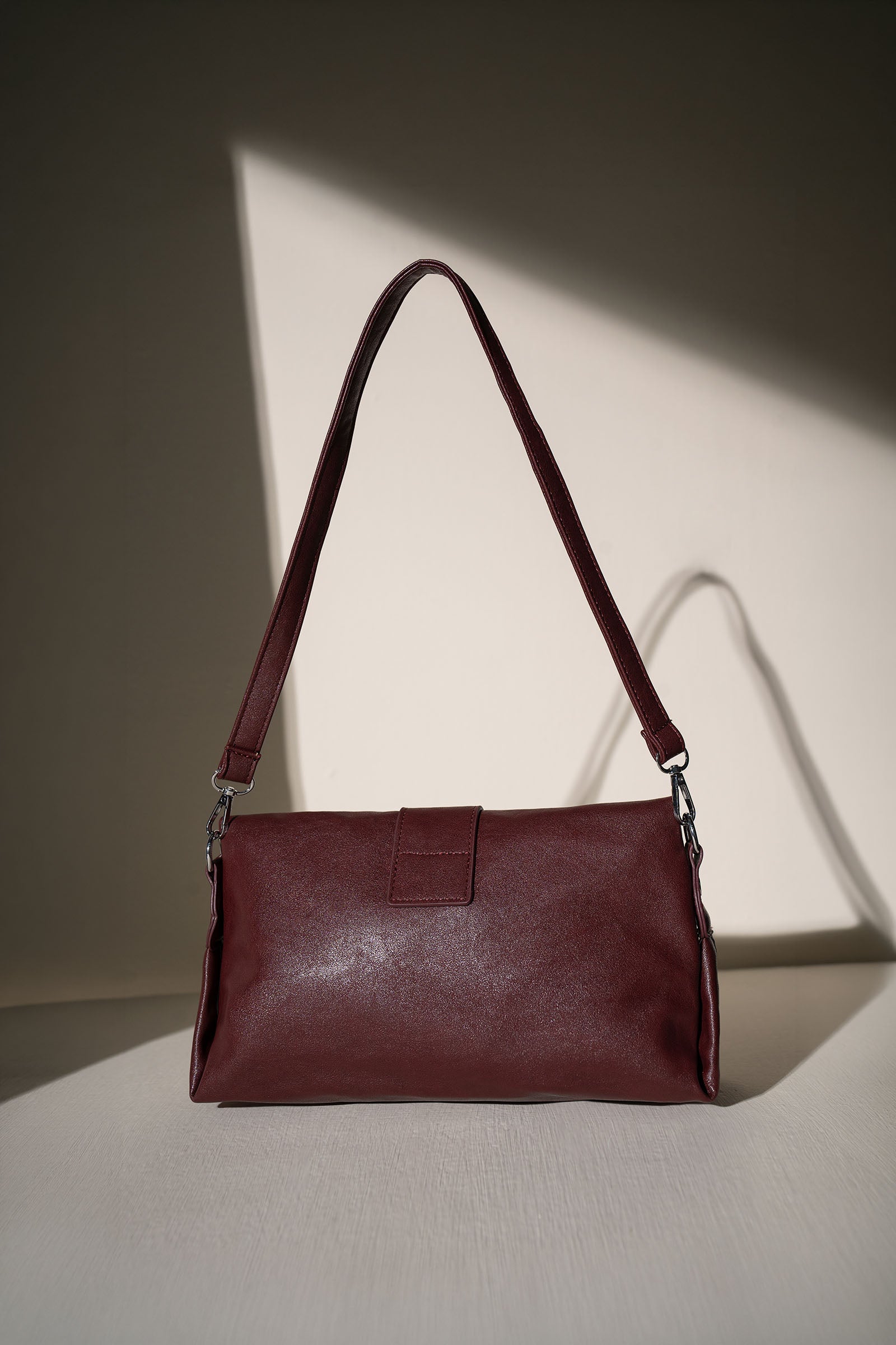 Belted Baguette Bag