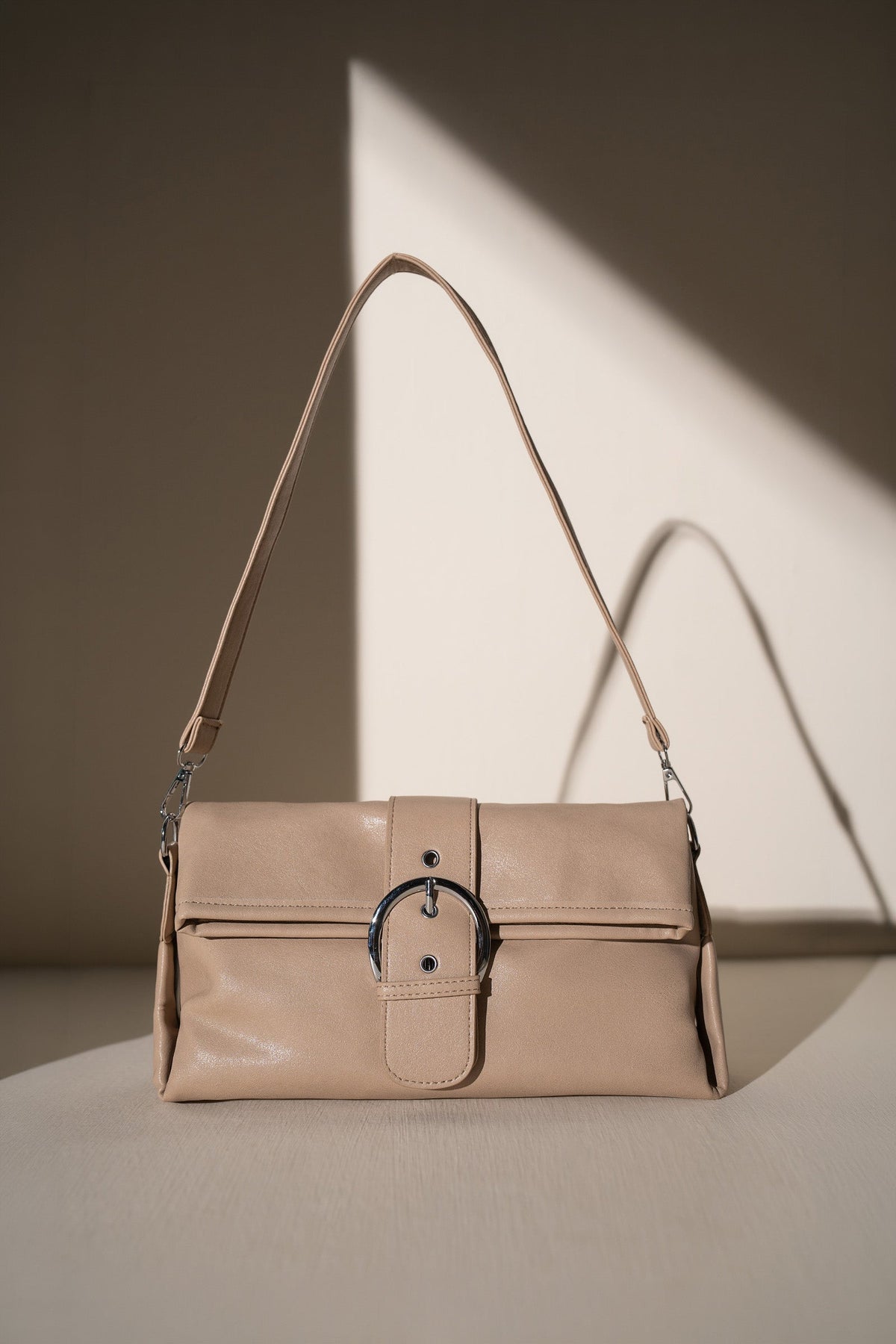 Belted Baguette Bag