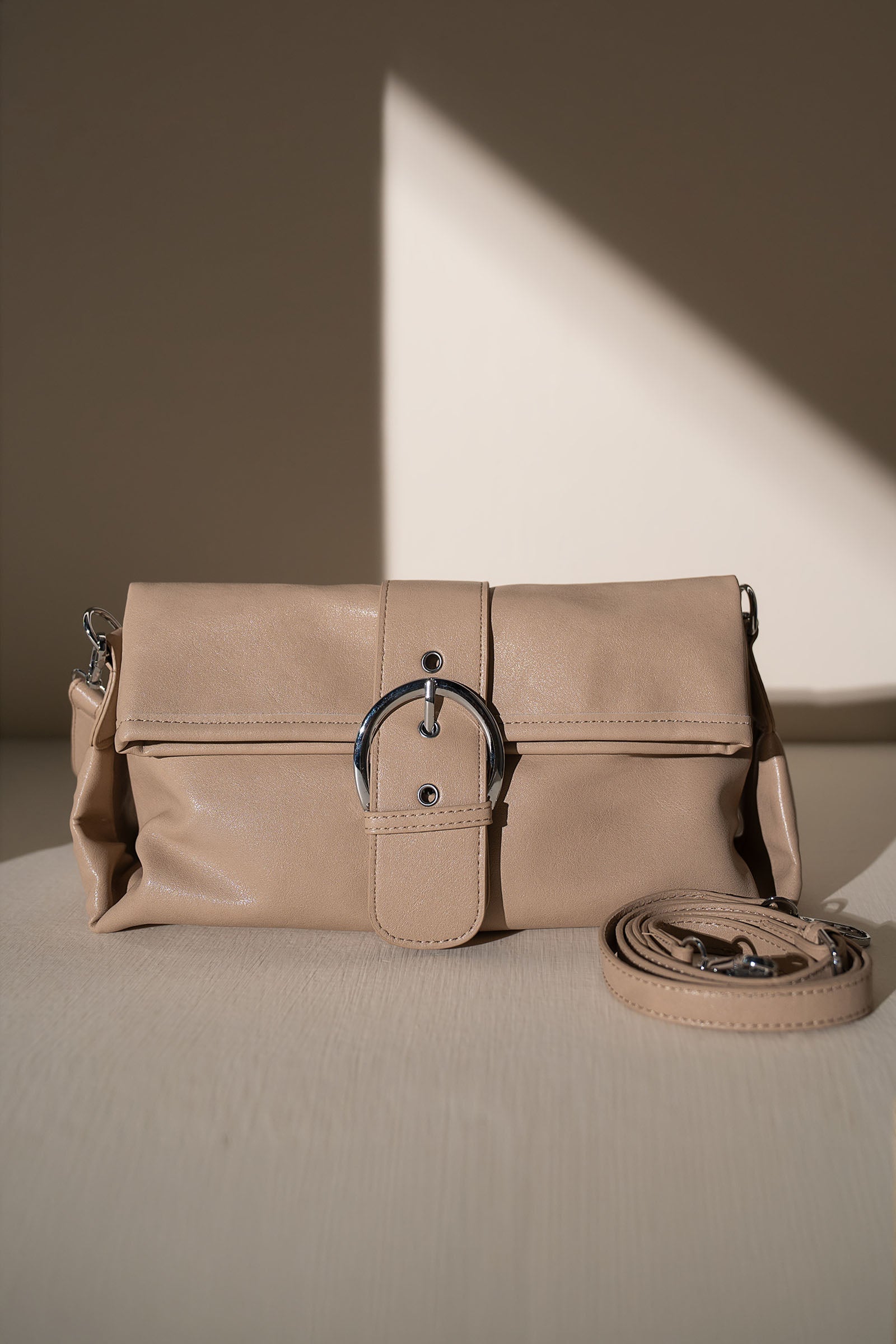 Belted Baguette Bag