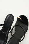 Toe-ring strappy heels
