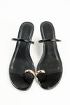 Toe-ring strappy heels