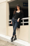 Long Patent Chain Boots