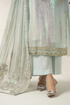 3 Piece Embroidered Chiffon Suit | BDS-3005