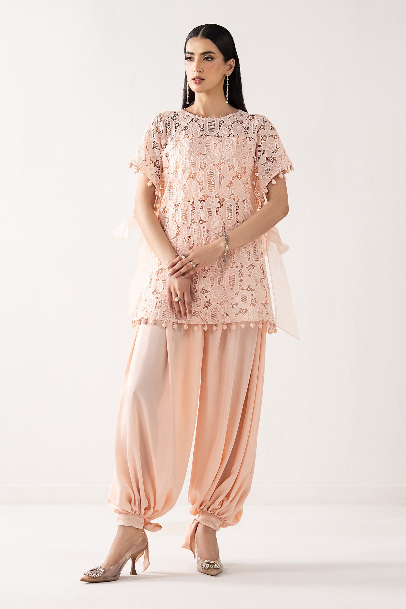 Embroidered Georgette Fabric (1Pc)