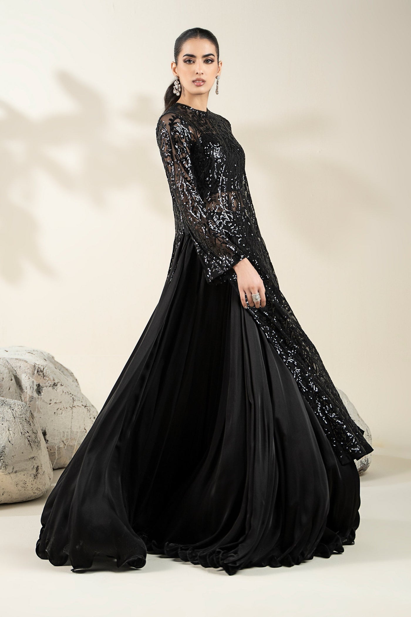 Embroidered Net Fabric (1Pc) | LF-CH25-10