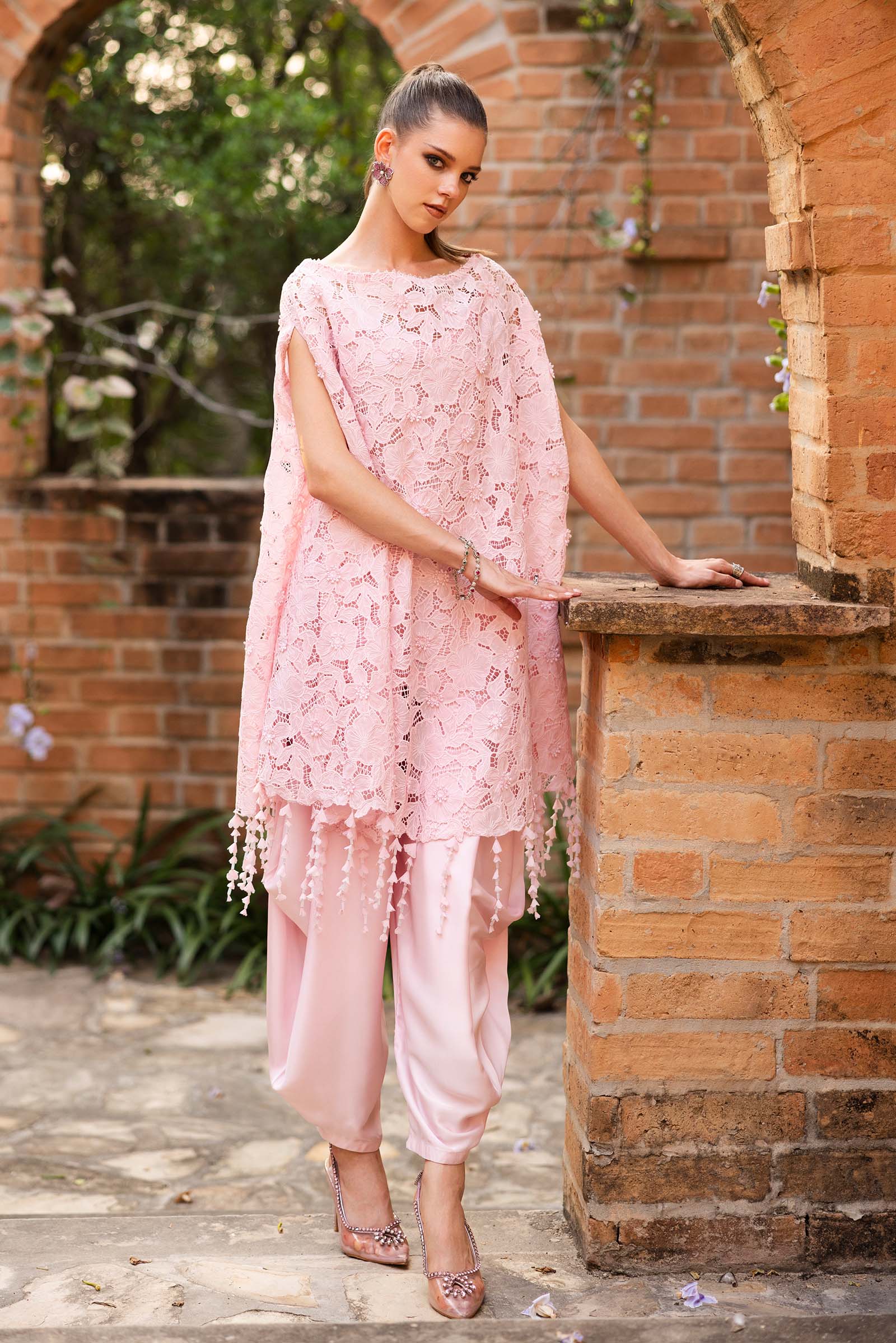 Embroidered Georgette Fabric (1Pc)