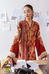 3 Pc Unstitched Printed Linen Suit