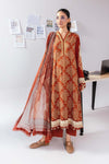 3 Pc Unstitched Printed Linen Suit
