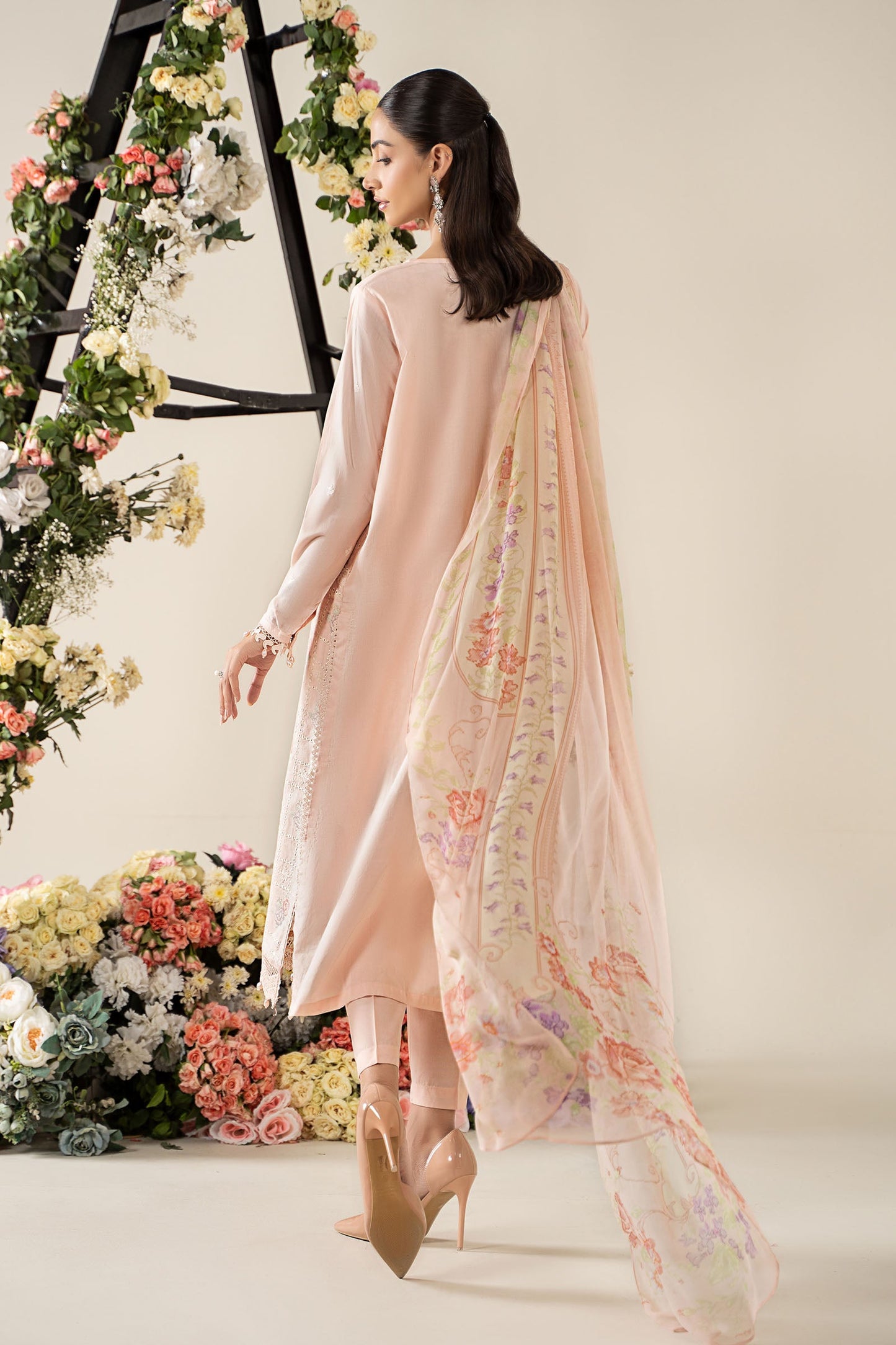 3 Piece Embroidered Lawn Suit | MPS-2601-A