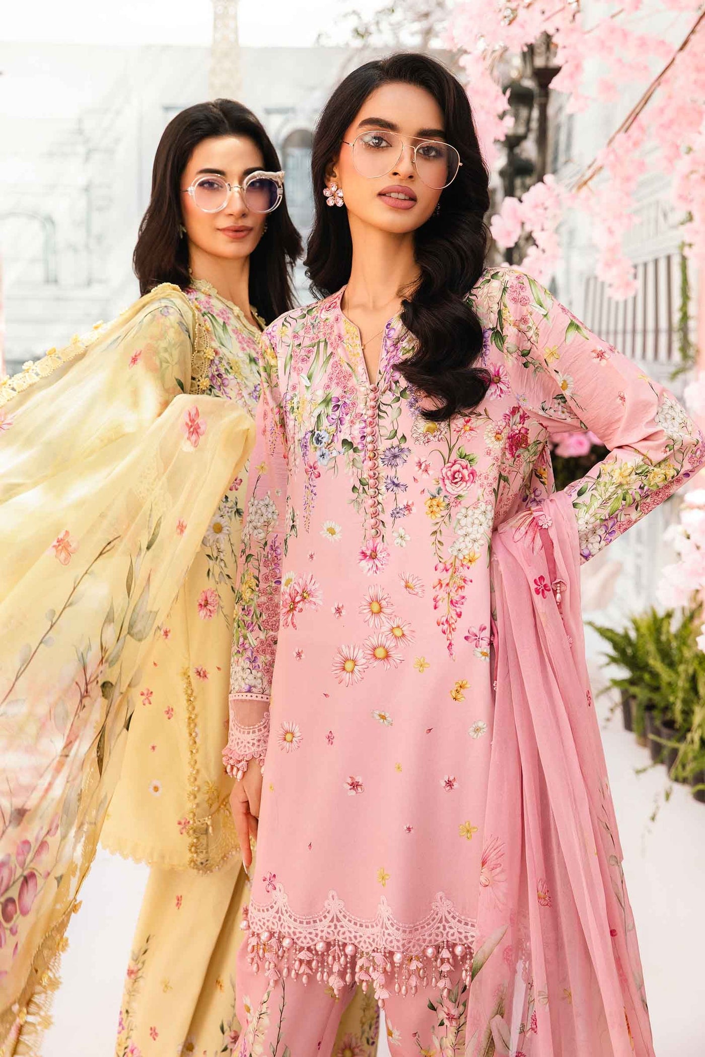 3 Piece Unstitched Embroidered Lawn Suit | MPT-2603-A