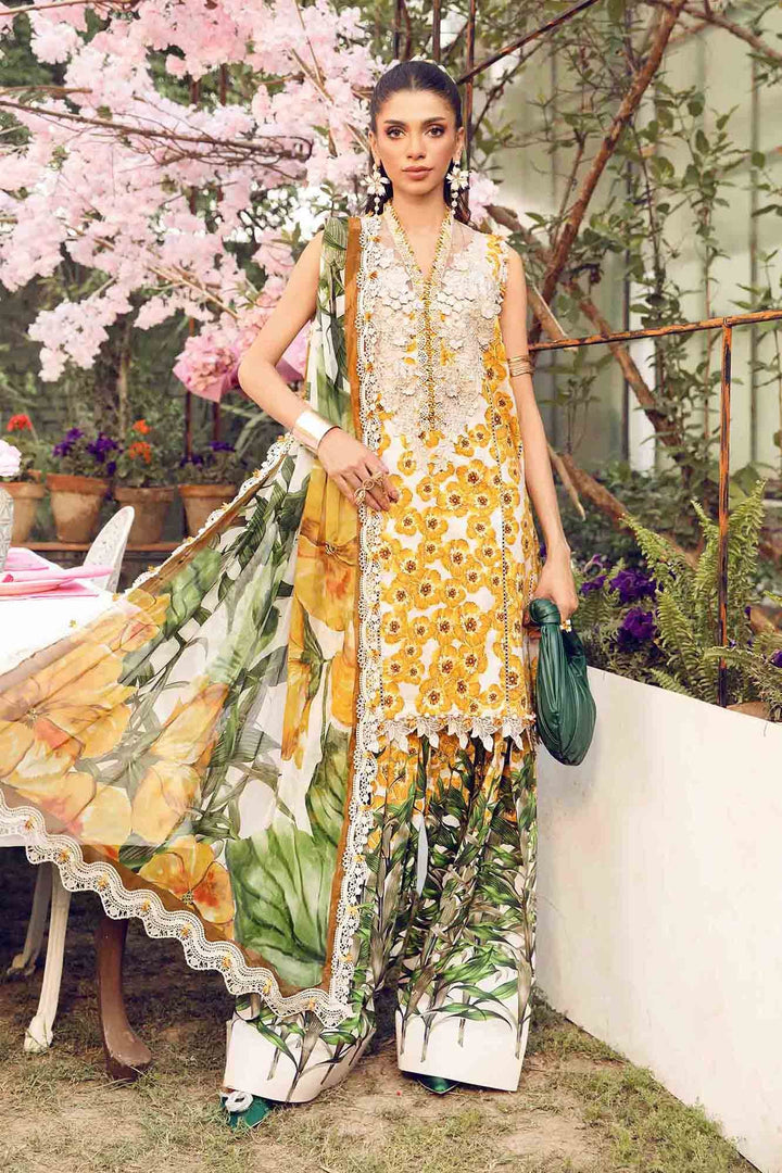 3 Piece Unstitched Embroidered Lawn Suit | MPT-2606-A All Products MPA2606-999-00A